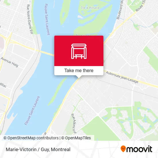 Marie-Victorin / Guy map