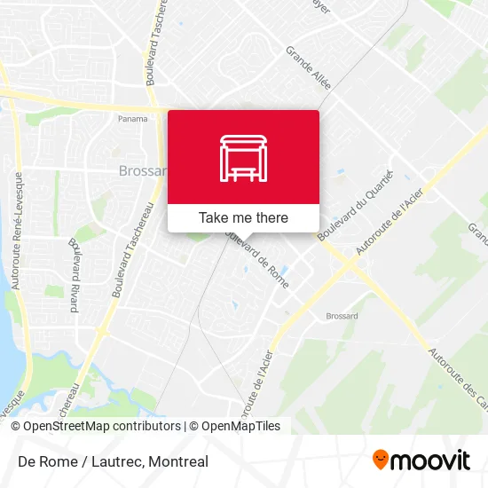 De Rome / Lautrec map