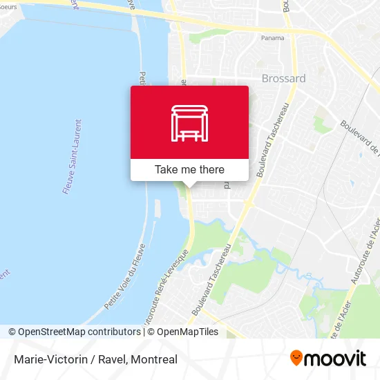 Marie-Victorin / Ravel map