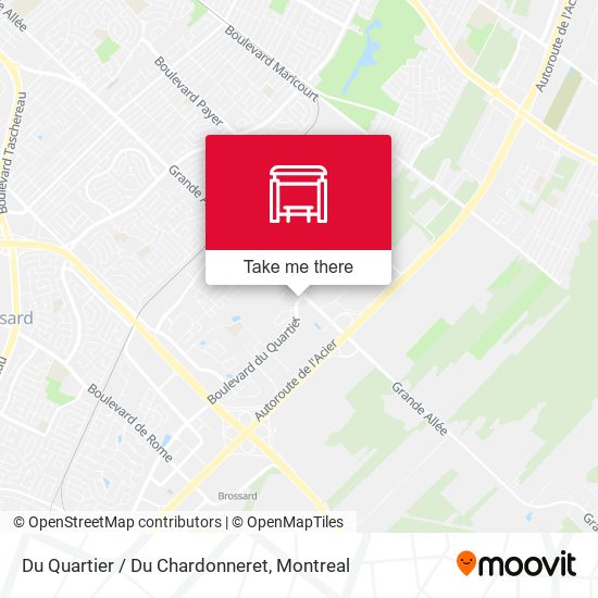 Du Quartier / Du Chardonneret map