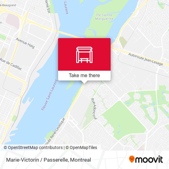 Marie-Victorin / Passerelle map