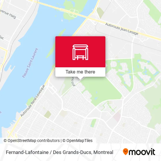 Fernand-Lafontaine / Des Grands-Ducs map