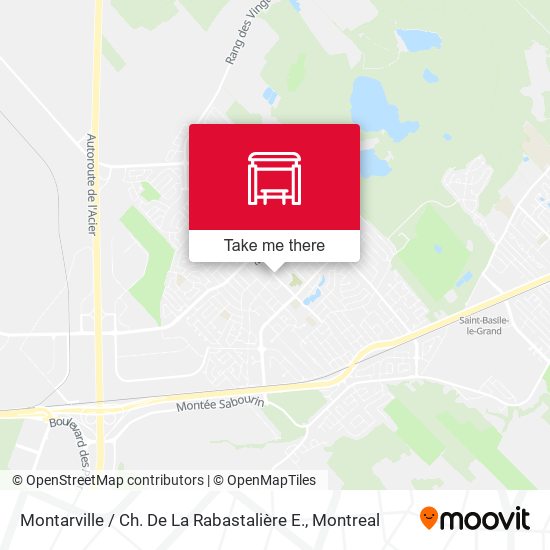 Montarville / Ch. De La Rabastalière E. map
