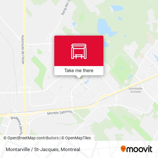 Montarville / St-Jacques map