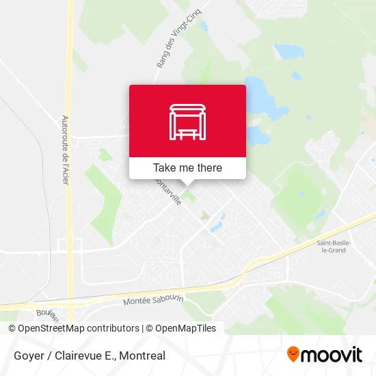Goyer / Clairevue E. map