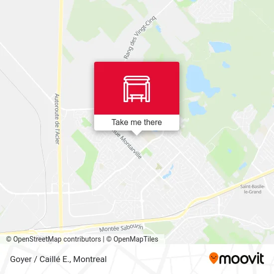 Goyer / Caillé E. map