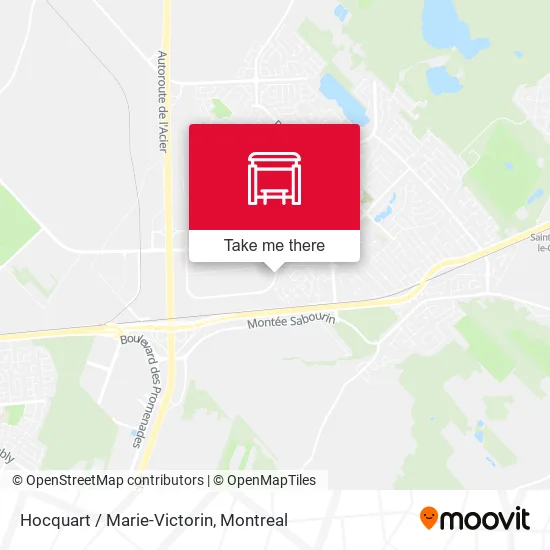 Hocquart / Marie-Victorin map