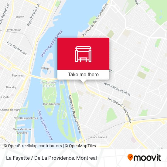 La Fayette / De La Providence map