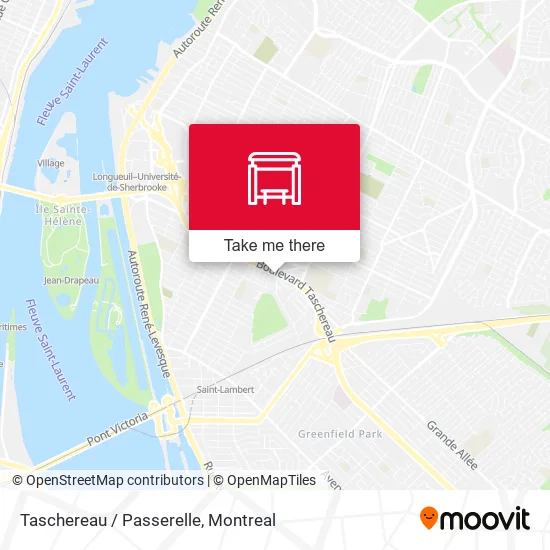 Taschereau / Passerelle map