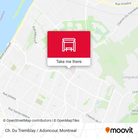 Ch. Du Tremblay / Adoncour map
