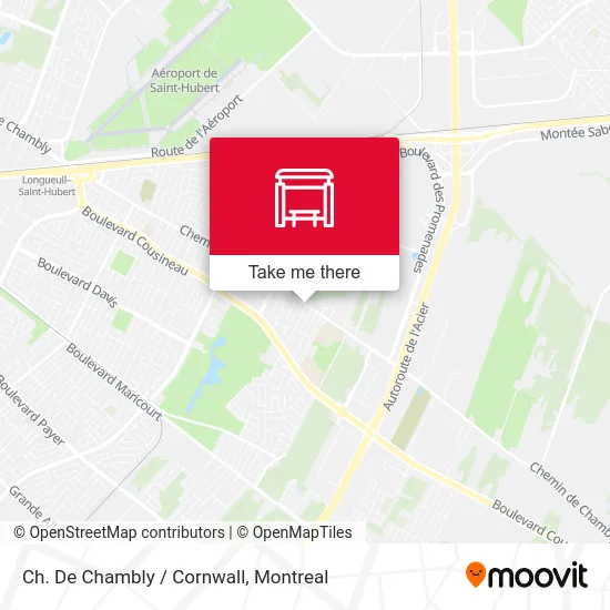 Ch. De Chambly / Cornwall map