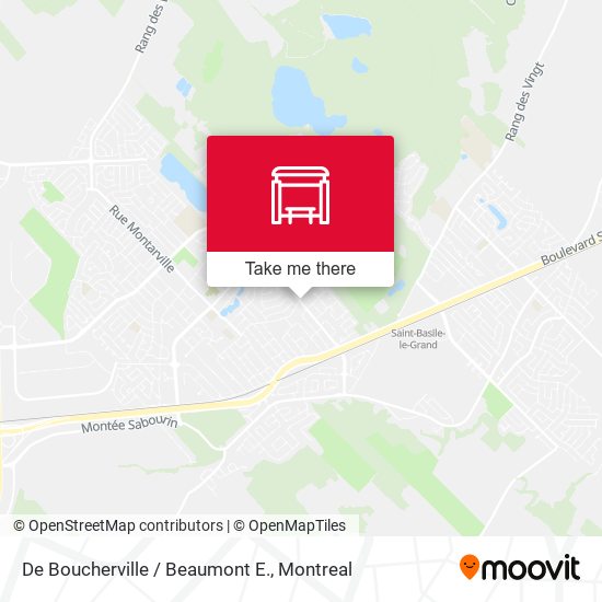 De Boucherville / Beaumont E. map