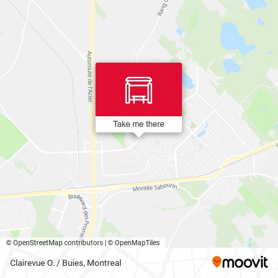 Clairevue O. / Buies map