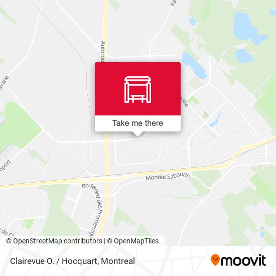Clairevue O. / Hocquart map