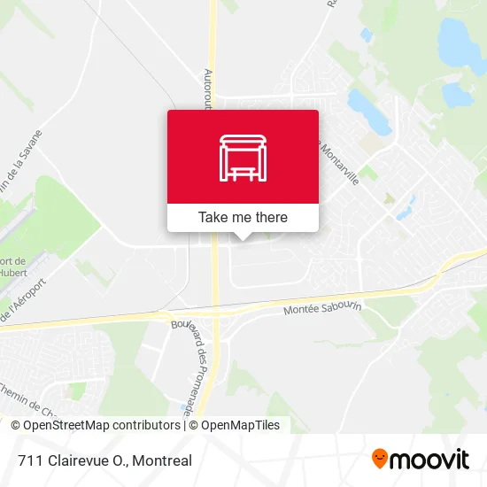 711 Clairevue O. map