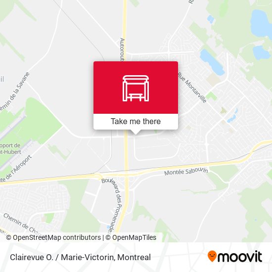 Clairevue O. / Marie-Victorin map