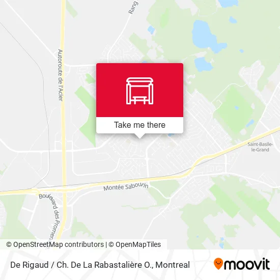 De Rigaud / Ch. De La Rabastalière O. map