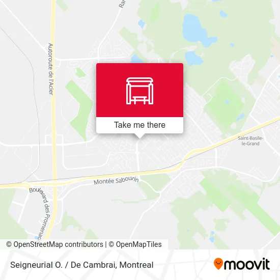 Seigneurial O. / De Cambrai map