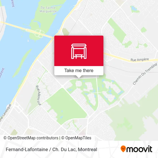 Fernand-Lafontaine / Ch. Du Lac map