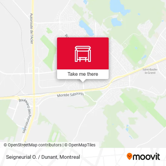 Seigneurial O. / Dunant map