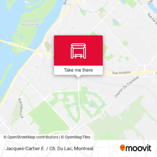 Jacques-Cartier E. / Ch. Du Lac map