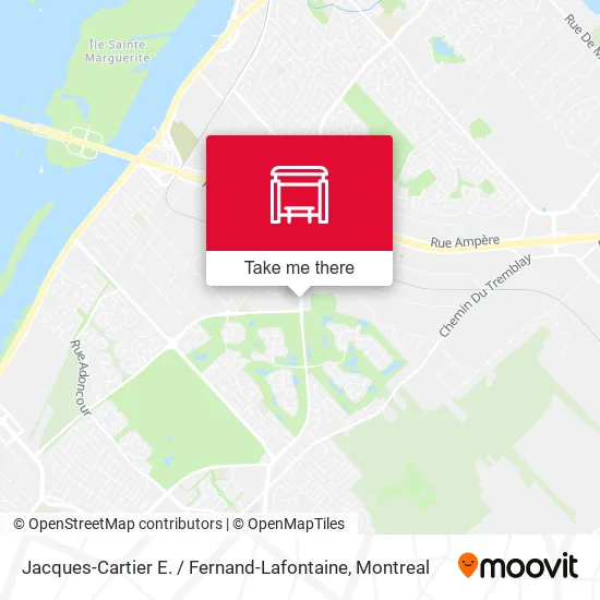 Jacques-Cartier E. / Fernand-Lafontaine map