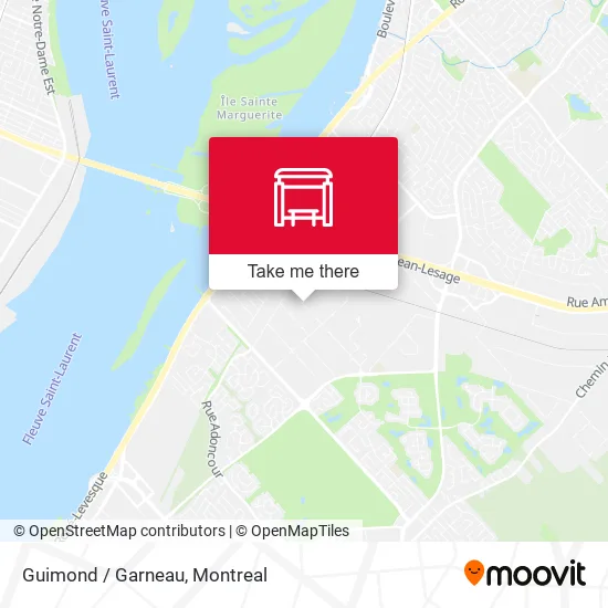 Guimond / Garneau map