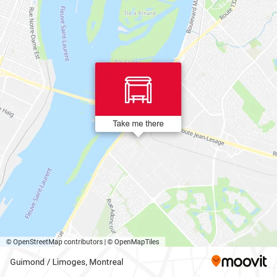 Guimond / Limoges map