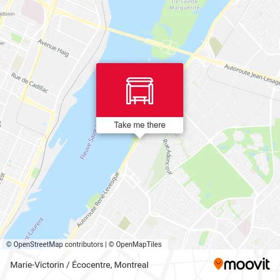 Marie-Victorin / Écocentre map