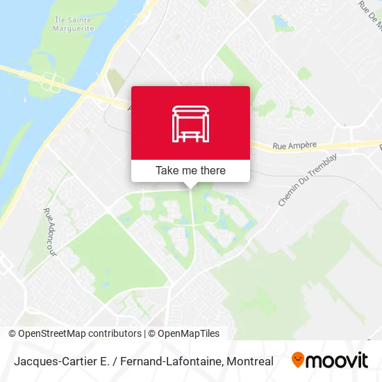 Jacques-Cartier E. / Fernand-Lafontaine map