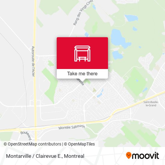 Montarville / Clairevue E. map