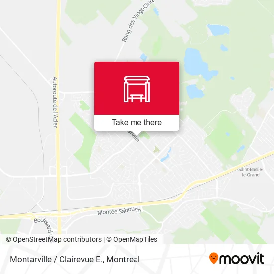 Montarville / Clairevue E. map