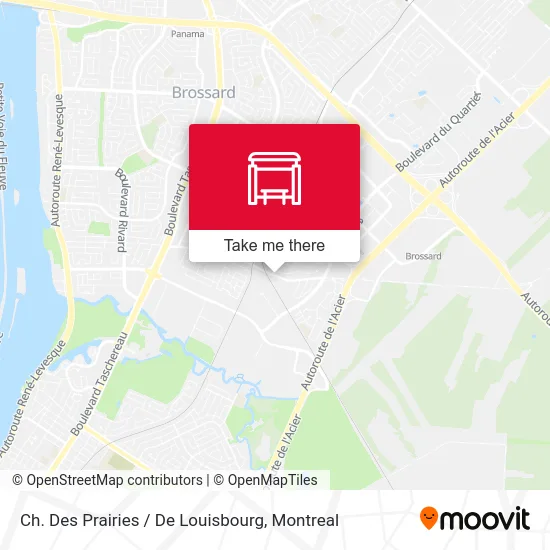 Ch. Des Prairies / De Louisbourg map