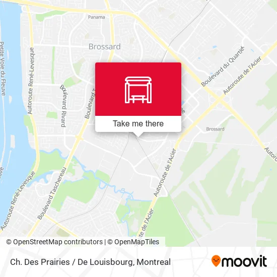 Ch. Des Prairies / De Louisbourg map