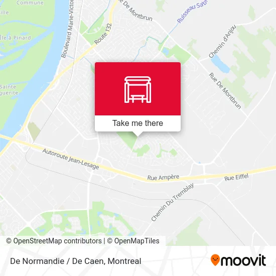 De Normandie / De Caen map