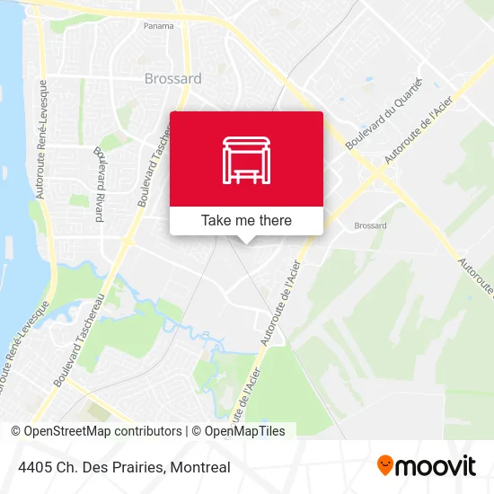 4405 Ch. Des Prairies map