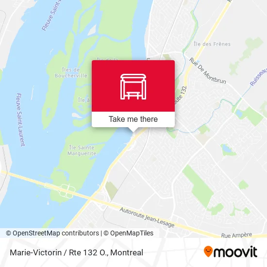 Marie-Victorin / Rte 132 O. map