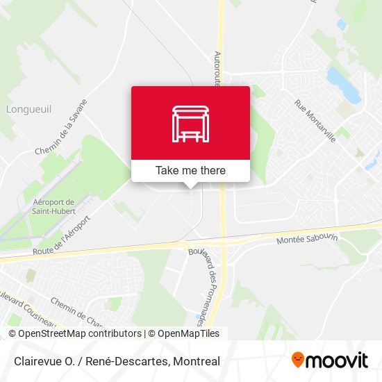 Clairevue O. / René-Descartes map