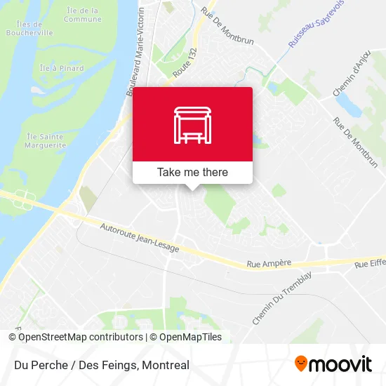 Du Perche / Des Feings map