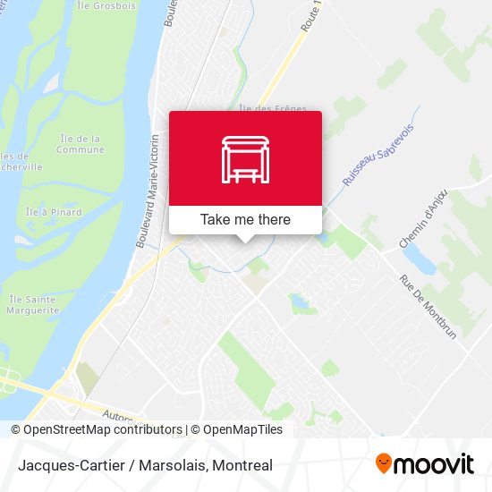 Jacques-Cartier / Marsolais map