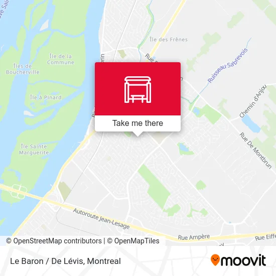 Le Baron / De Lévis map