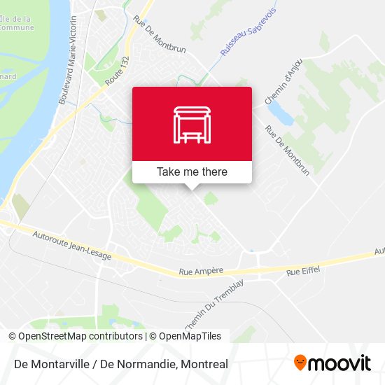 De Montarville / De Normandie map