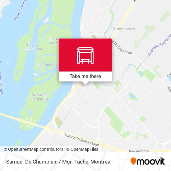 Samuel-De Champlain / Mgr.-Taché map