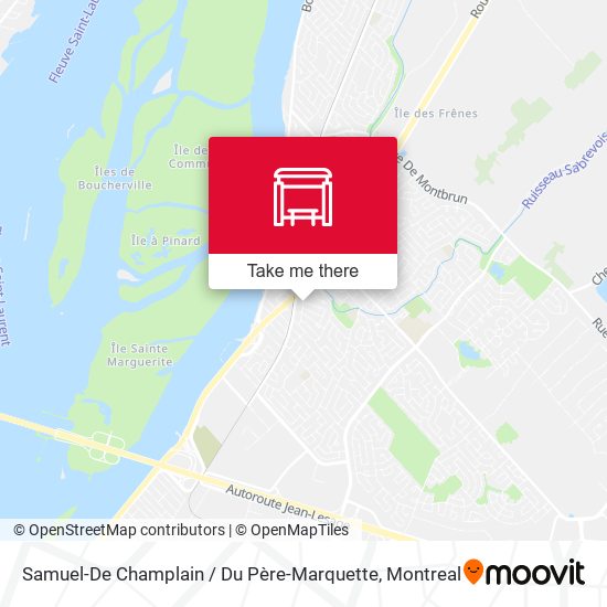 Samuel-De Champlain / Du Père-Marquette map