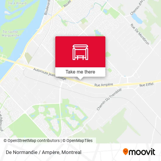 De Normandie / Ampère map