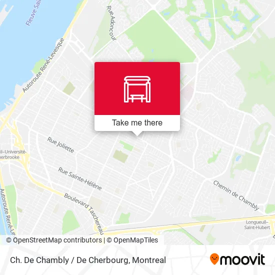 Ch. De Chambly / De Cherbourg map