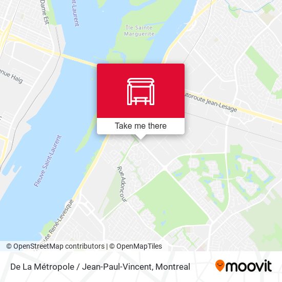 De La Métropole / Jean-Paul-Vincent map