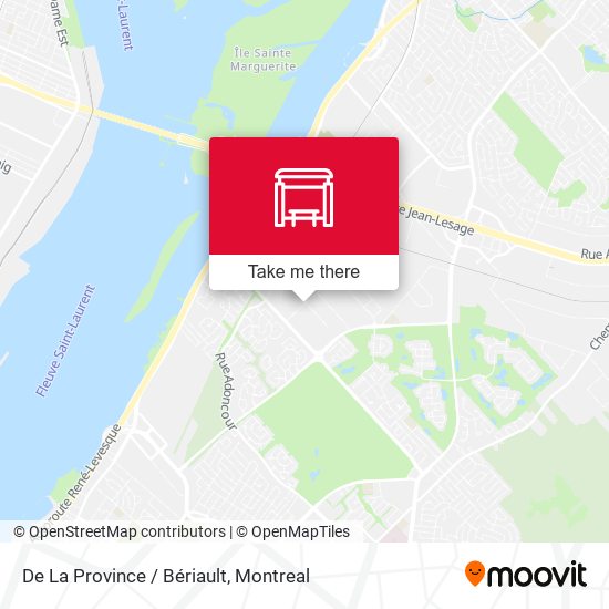 De La Province / Bériault map