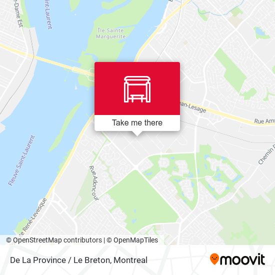 De La Province / Le Breton map
