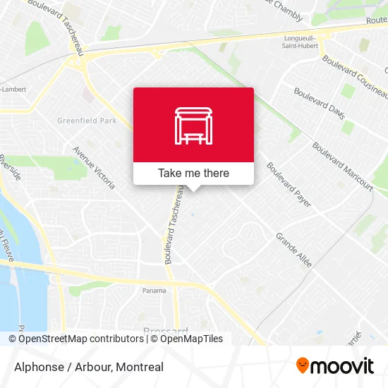 Alphonse / Arbour map